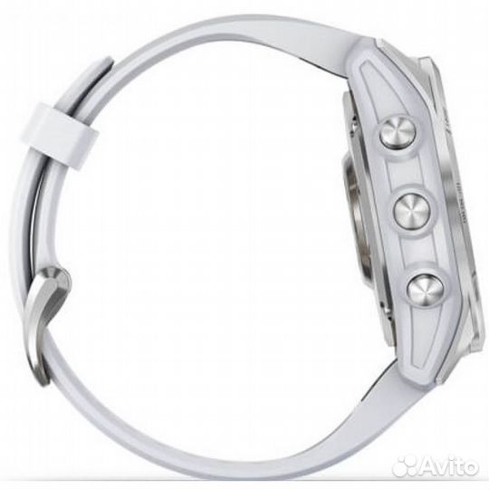 Garmin Fenix 7s Silver With Whitestone Band