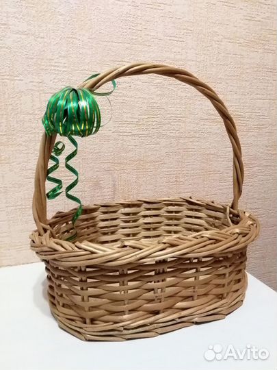 Корзина плетёная