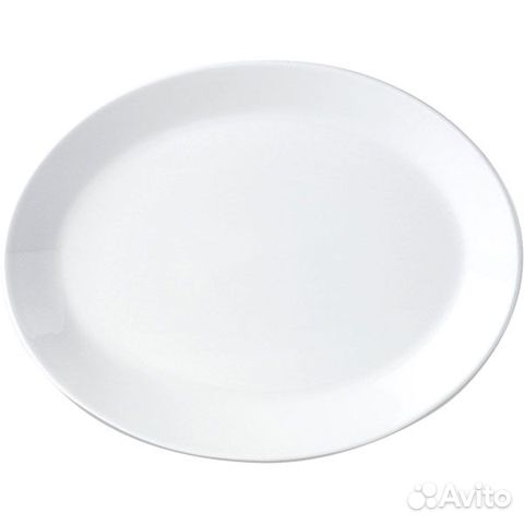 Блюдо овальное «Симплисити Вайт» Simplicity White