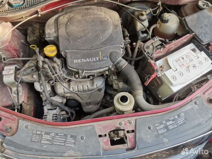 Продам двигатель рено логан 1,6