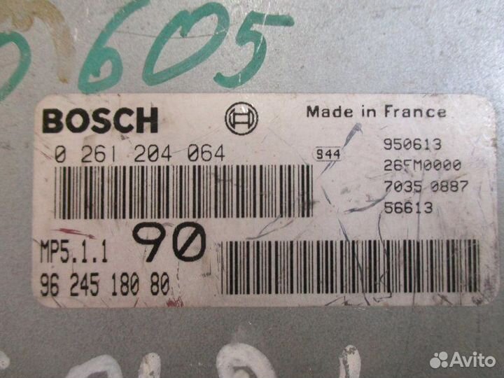 Эбу двс Peugeot 605 2 1995