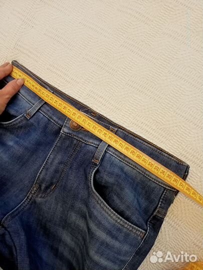 Джинсы утеплённые р.164