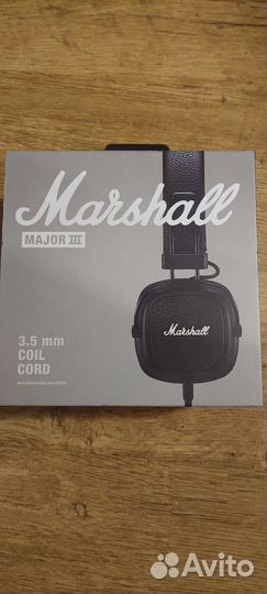 Наушники marshall проводные