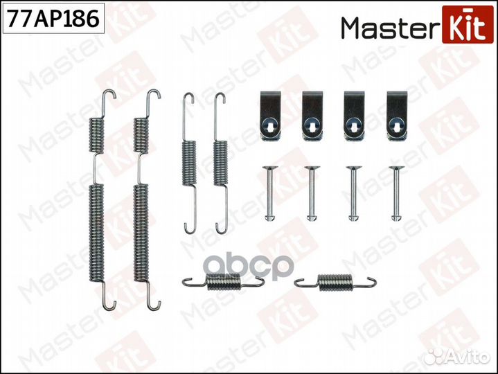 Комплект установочный барабанных колодок 77AP18
