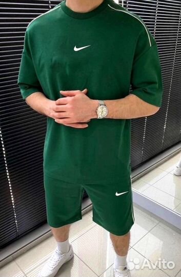Мужской спортивный костюм Nike футболка с шортами