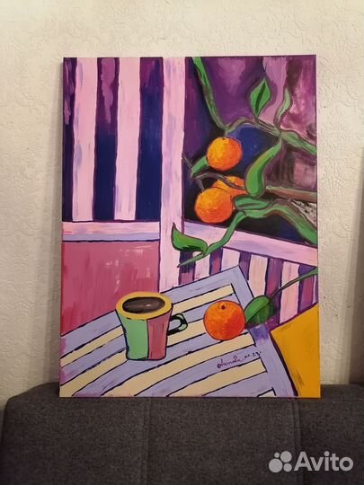 Картина гуашью 60на 80