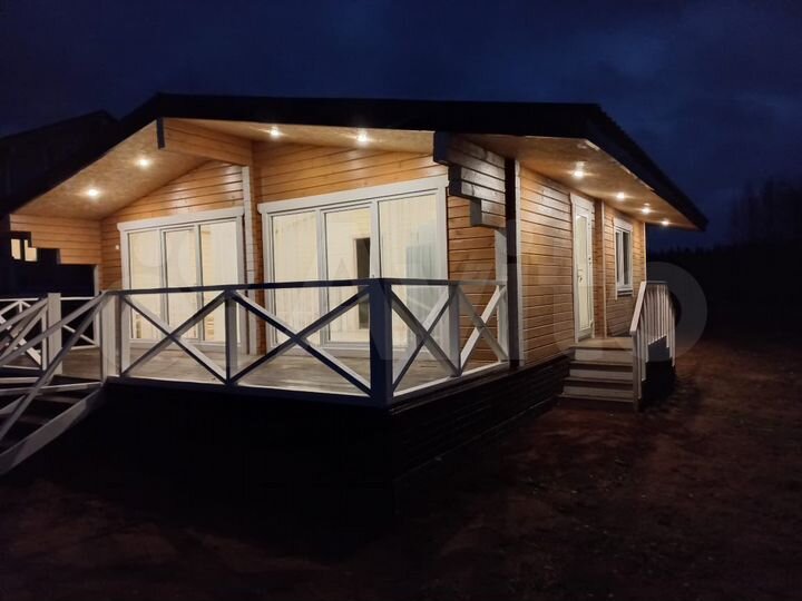 Коттедж 65 м² на участке 100 сот.