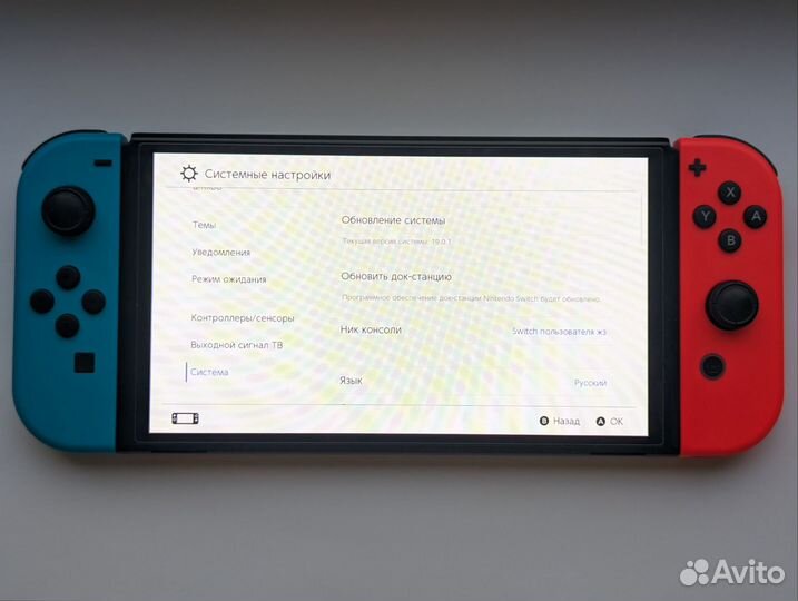 Nintendo Switch oled прошитая чип picofly