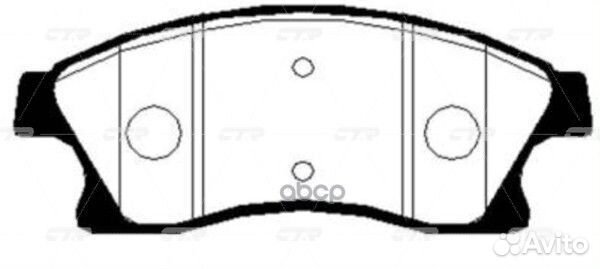 GK0449 колодки дисковые передние с антискрип
