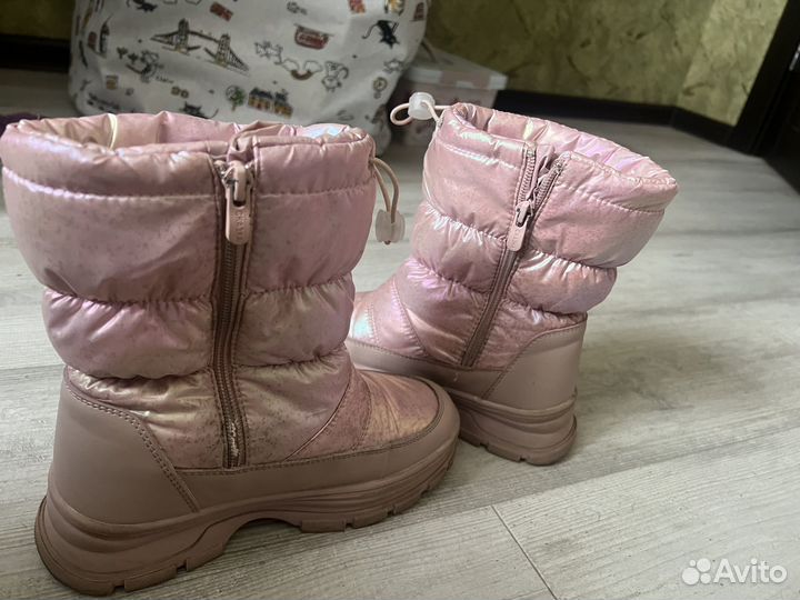 Зимние дутики детские 32 размер