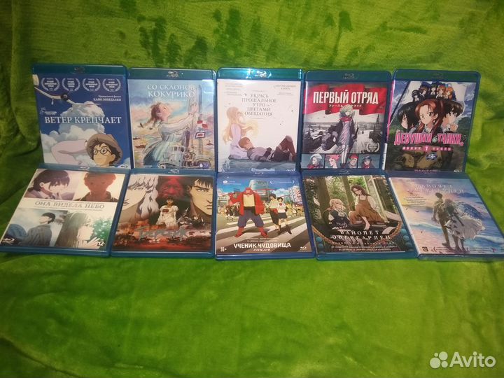 Dvd диски аниме 11 Blu ray дисков