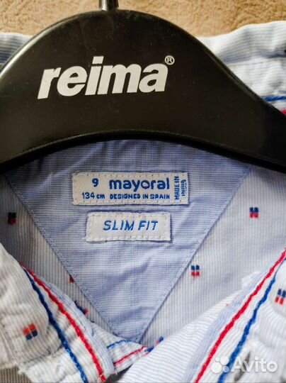 Рубашки на мальчика Mayoral размер 134