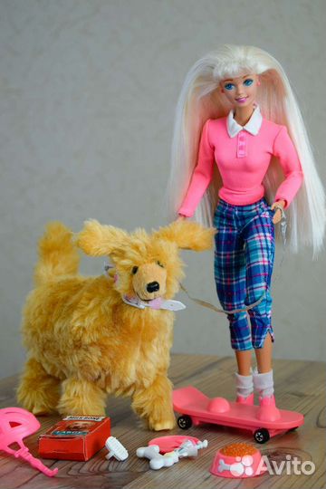 Игровой набор Barbie & Ginger 1997, China