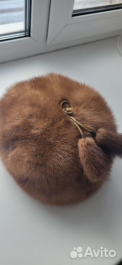 Шапка норковая женская