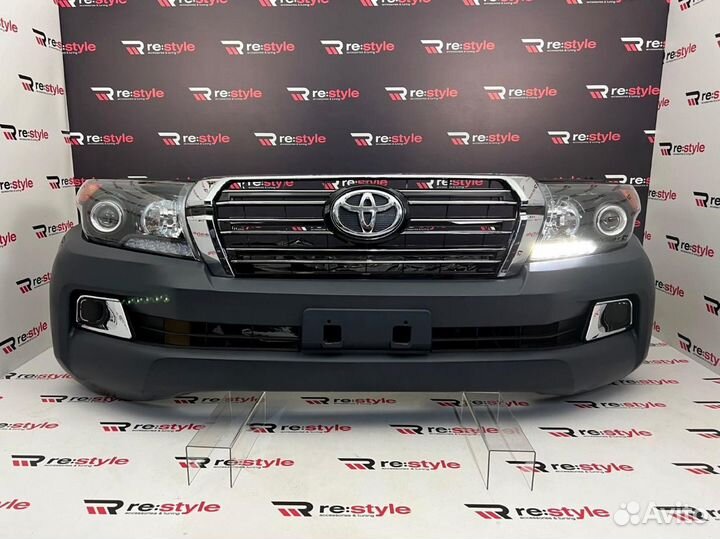 Бампер + Фары Toyota Land Cruiser 200 L1954