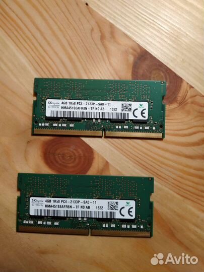 Оперативная память для ноутбука ddr4 4gb