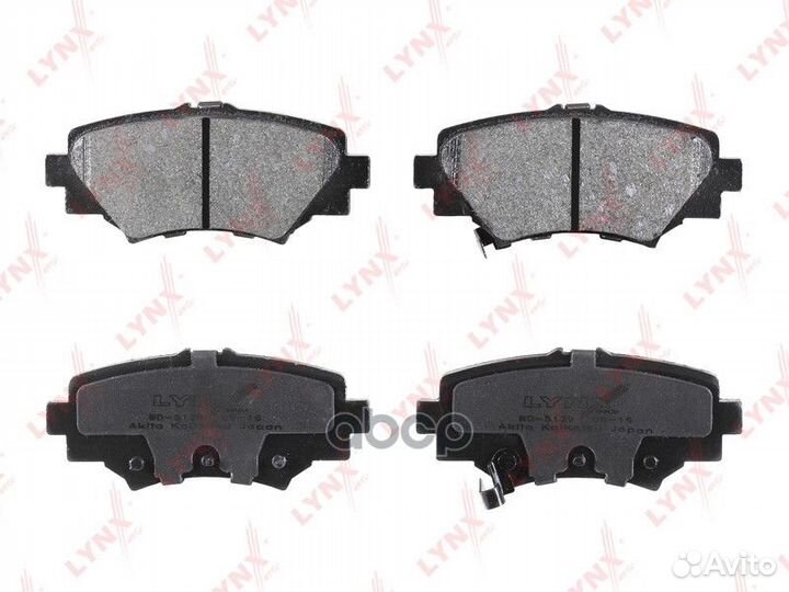 Колодки тормозные дисковые зад BD5129 lynxauto