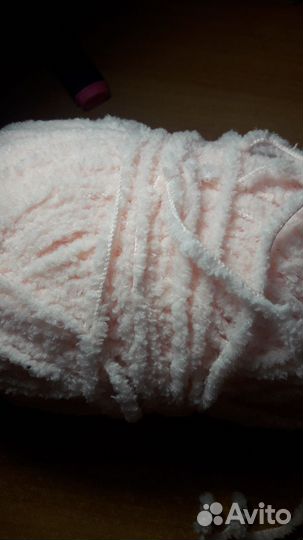 Пряжа Alize softy, нежно розовый