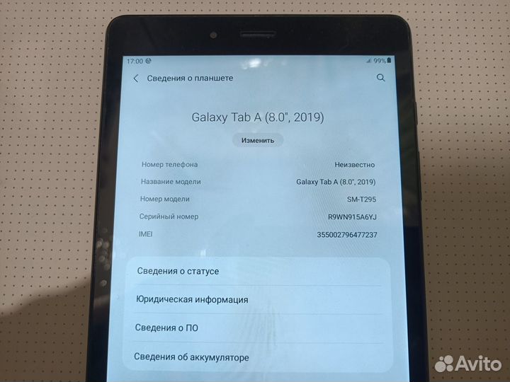 Планшет Samsung Galaxy Tab A SM-T295 8