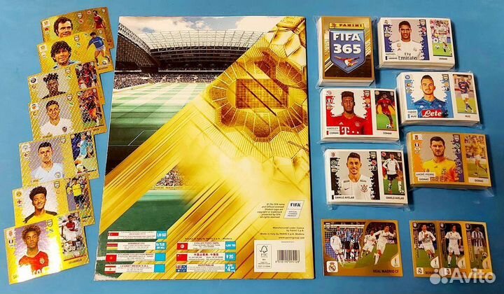 Полный сет фифа 18-19 версия 446 наклеек и альбом