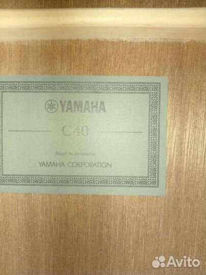 Гитара yamaha c40