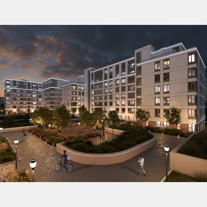 2-к. квартира, 46,6 м², 2/8 эт.