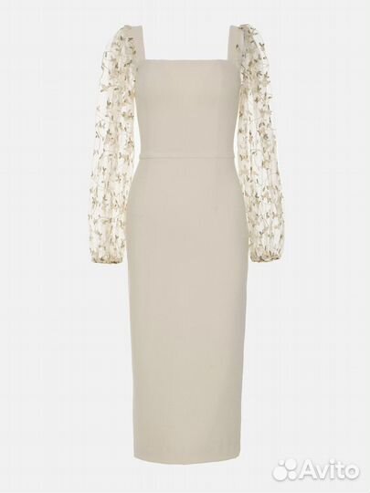 Платье lichi xs бежевое