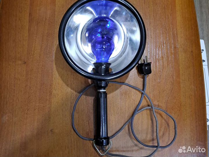 Рефлектор,синяя лампа
