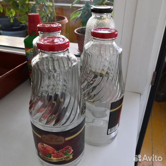 Стеклянные бутылки 1 л 