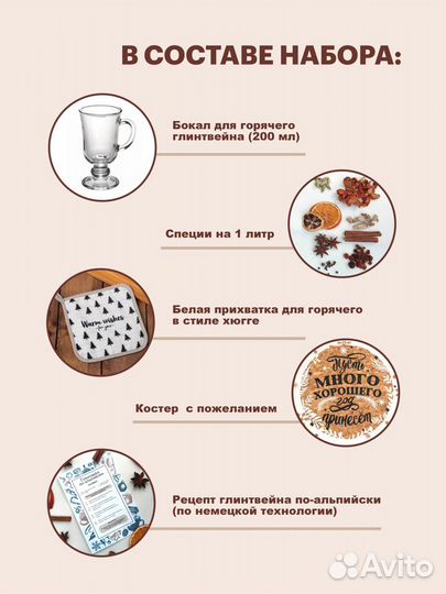 Набор для глинтвейна подарочный