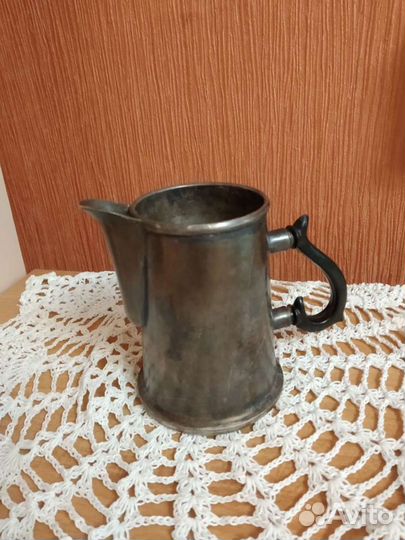 Сливочник-молочник, мельхиор Кольчугино