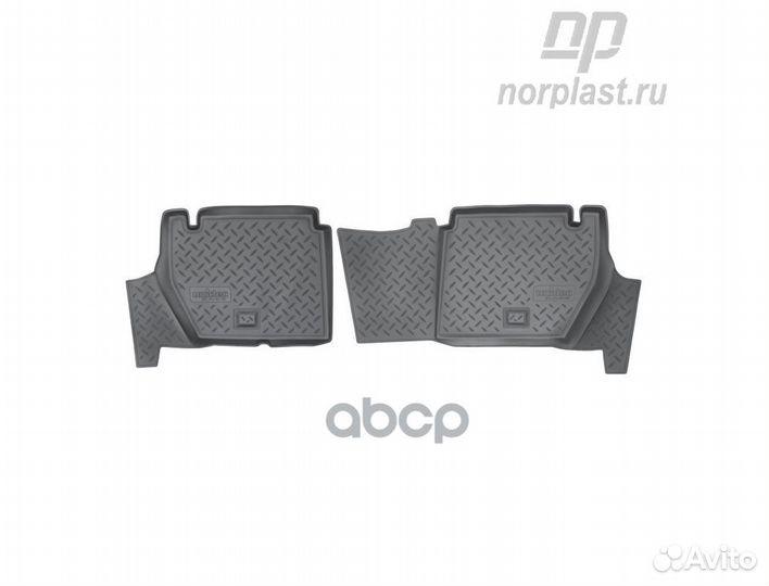 Коврики салона (полиуретан) (зад) NPL-Po-64-59
