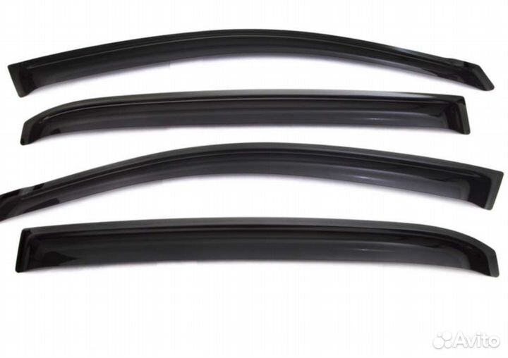 Накладные дефлекторы для окон авто Шевроле Спарк