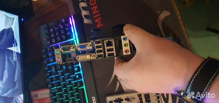 Материнская плата Asus P7H55-M LE + Xeon lga1156