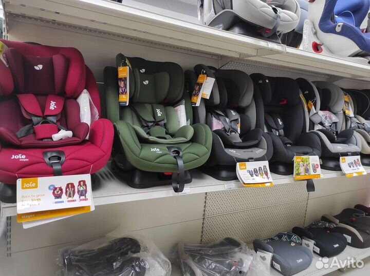 Автокресло от 9 месяцев до 12 лет в ассортименте