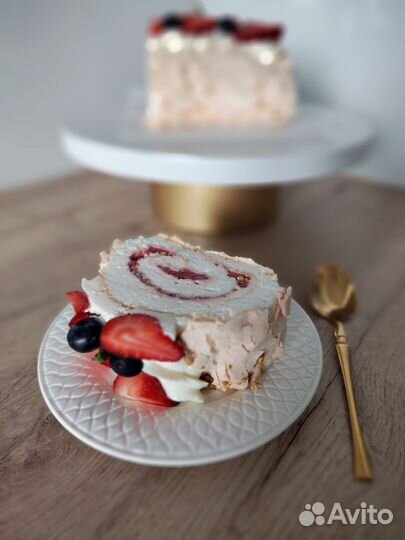 Меренговый рулет