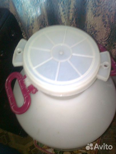 Фляга алюминиевая и пластиковая 40 л б\у