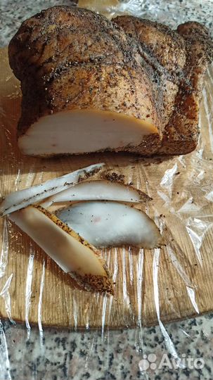 Курдюк горячего копчения