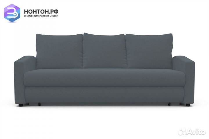 Диван еврокнижка Фаби серый