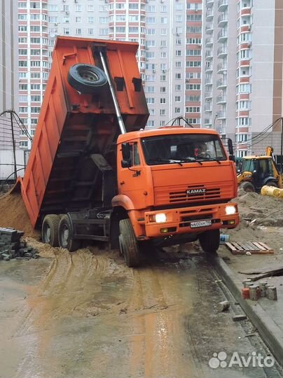 Песок, щебень