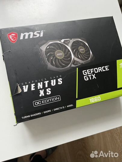 Видеокарта gtx 1660 6gb на гарантии