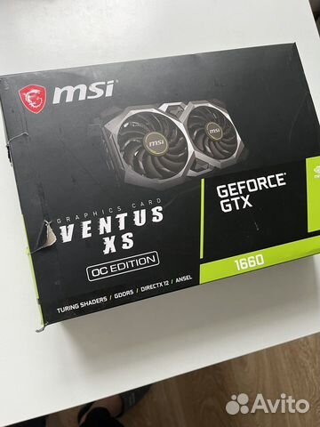 Видеокарта gtx 1660 6gb на гарантии