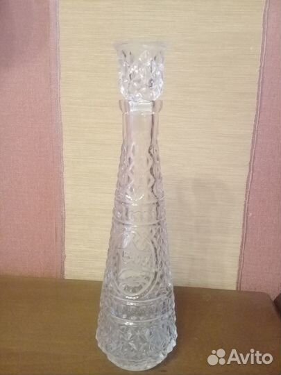 Графины. Кувшин. Стаканы. Хрусталь. Стекло. СССР