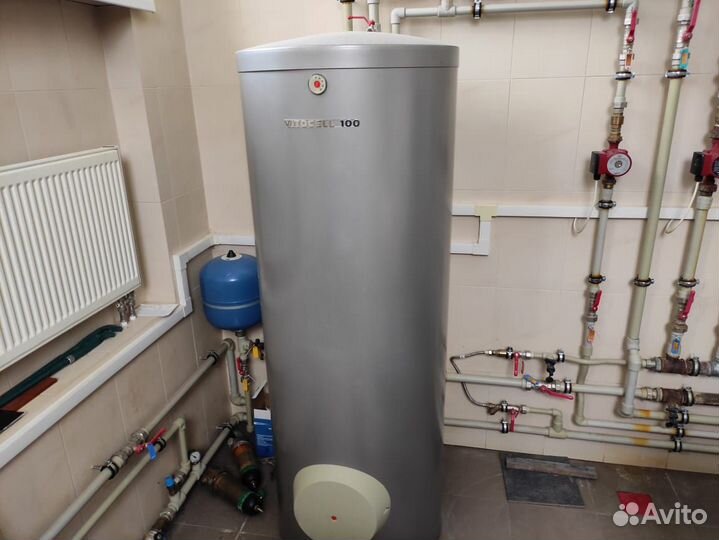 Промывка,ремонт газового котла/Монтаж котельных