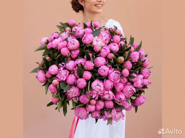 Букет пионов