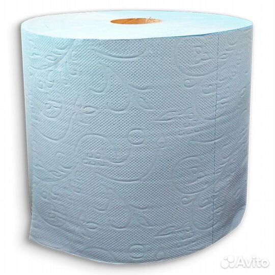 Бумага протирочная 2-сл. 32см*300м синяя 5,2 кг