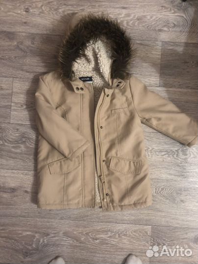 Парка для девочки 92-98
