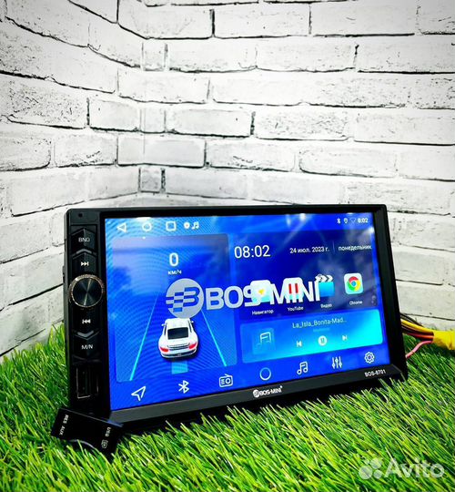 Магнитола 2din android Bos-Mini-8701