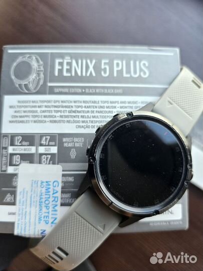 Часы Garmin fenix 5 plus sapphire