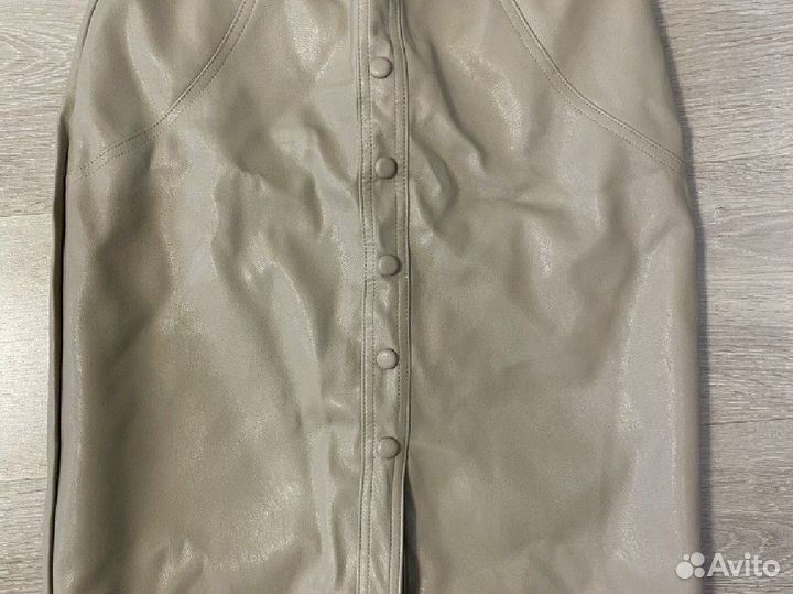 Кожаная юбка